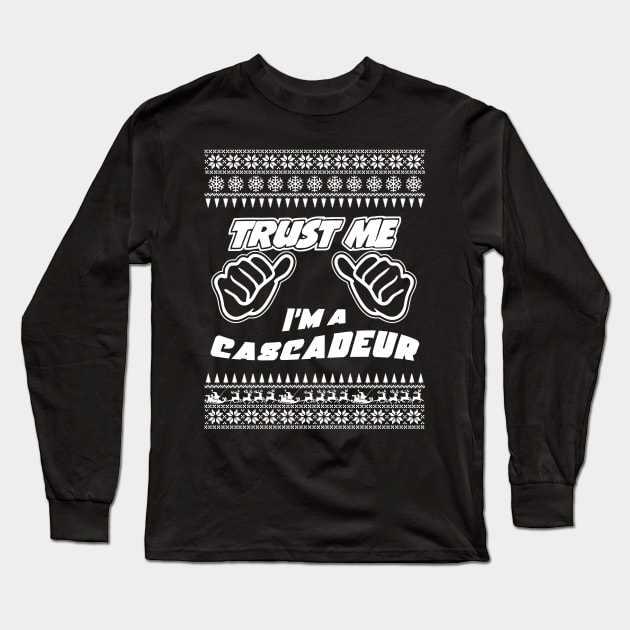 Trust me, i’m a CASCADEUR – Merry Christmas Long Sleeve T-Shirt by irenaalison